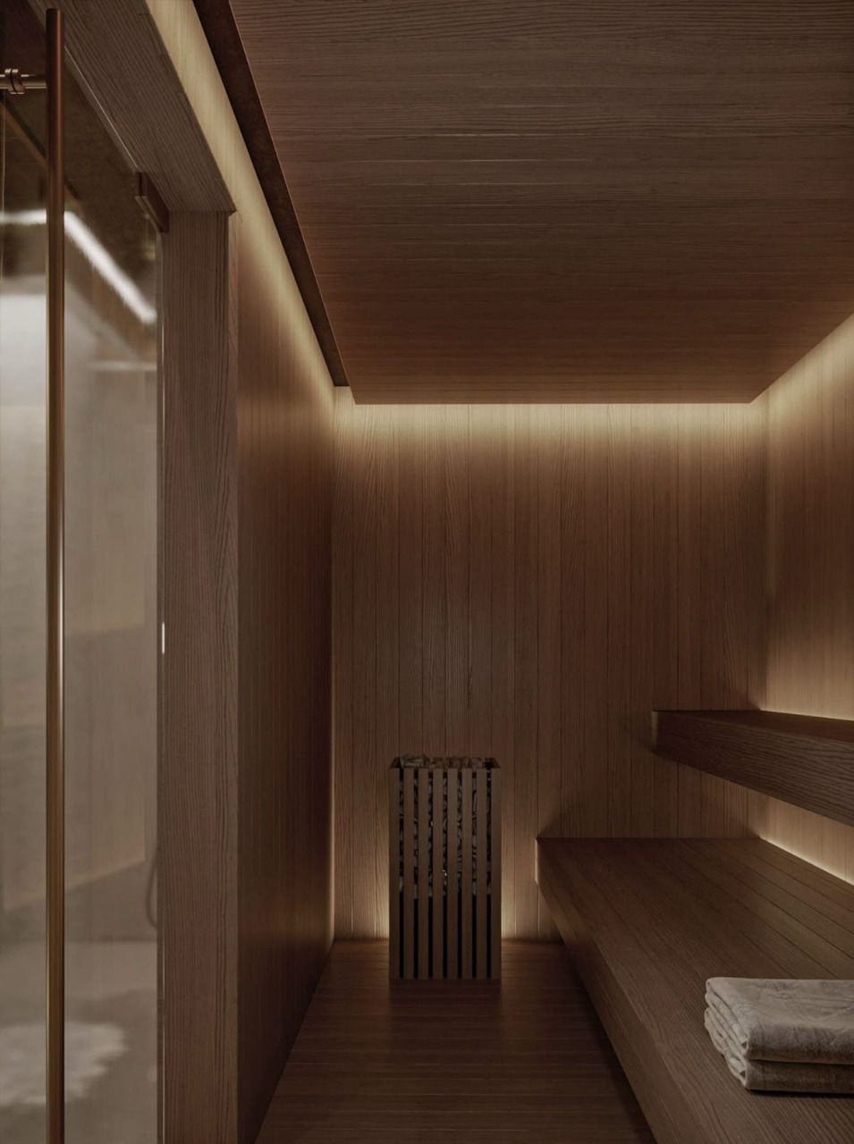 Sauna privé JAD 288 avec finitions bois raffinées