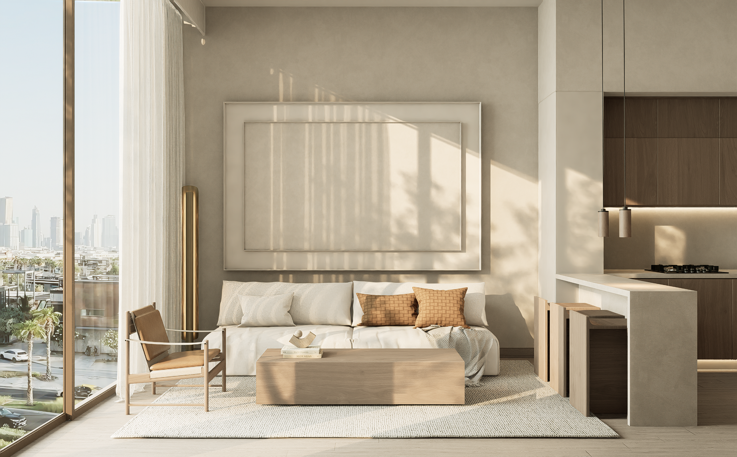 Rendu salon 1 chambre JAD 288